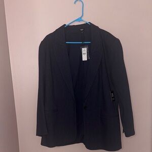 Express Navy Blazer ( denim look )